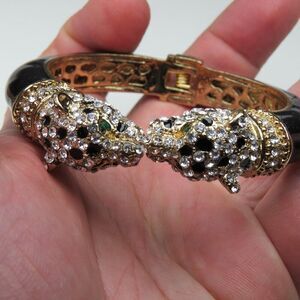 $300 Panter Fashion Bangle Hand Crafted Art Piece